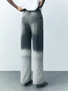 Maija Jeans en denim lavé à jambe droite décontractée et décontractée pour femmes - Multicolore - Voir 2