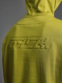 Gym Rark Boyfriend Style Men's Simple Print Sweatshirt Long Sleeve Sportswear Sweatshirt - Olive Green - View 4