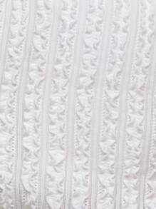 SHEIN EZwear Top bandeau fruncido para mujer