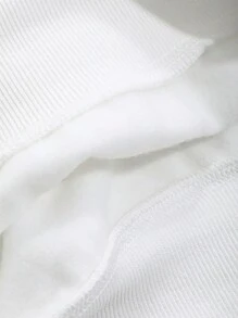 DAZY Women's Solid Color Crew Neck Short Hollow Out Bowknot Decor Sweatshirt,Fall Clothes