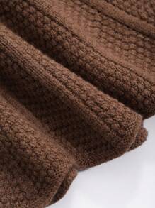 DAZY Young Girl Knit Sweater Set - Apricot - View 4