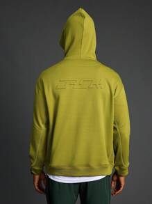 Gym Rark Boyfriend Style Men's Simple Print Sweatshirt Long Sleeve Sportswear Sweatshirt - Olive Green - View 8