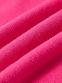 SHEIN Tween Girl 3 件套纯色羊毛运动裤 - 彩色 - 查看 4