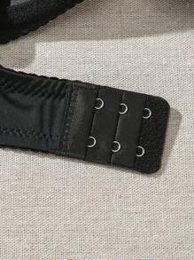 2件套女士钢圈文胸，猎豹印花上衣