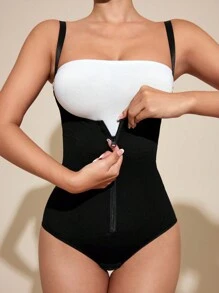 Easithlete Women Color Block Sports Bodysuit