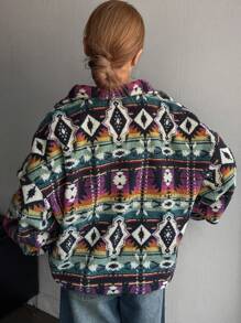 DAZY 女士翻领宽松常规夹克，秋季女装外套