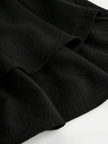 SHEIN Girlism Teen Girls   Summer Woven Solid Color Ruffled Ruched Layered Casual Strap Dress,Summer Dress Graduation Dress