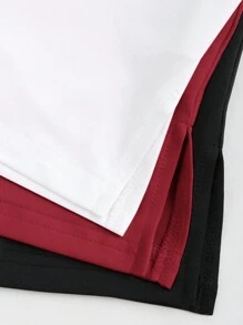 Sweetra Áo thun nữ tay ngắn đơn giản màu trơn - Nhiều màu - Xem 4