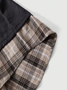 ROMWE MEN Street Life Áo hoodie có mũ trùm đầu in họa tiết thường ngày dành cho nam, Xuân Thu - màu đen - Xem 5