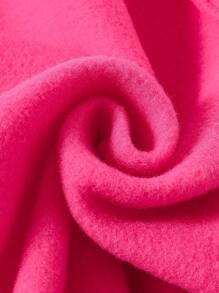 SHEIN Tween Girl 3 件套纯色羊毛运动裤 - 彩色 - 查看 3