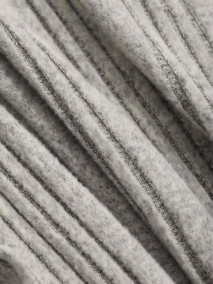 Soft Ribbed Fabric Collared Loungewear Dress, Pajama, Cozy Outfit, Fall & Winter, Moo Moo Night Dress