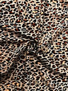 Slaydiva Chaleco de estampado de leopardo de moda de verano ajustado para moda urbana - Multicolor - Ver 6