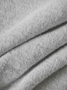 SHEIN Unity 女士纯色长袖休闲宽松开衫套装，秋冬