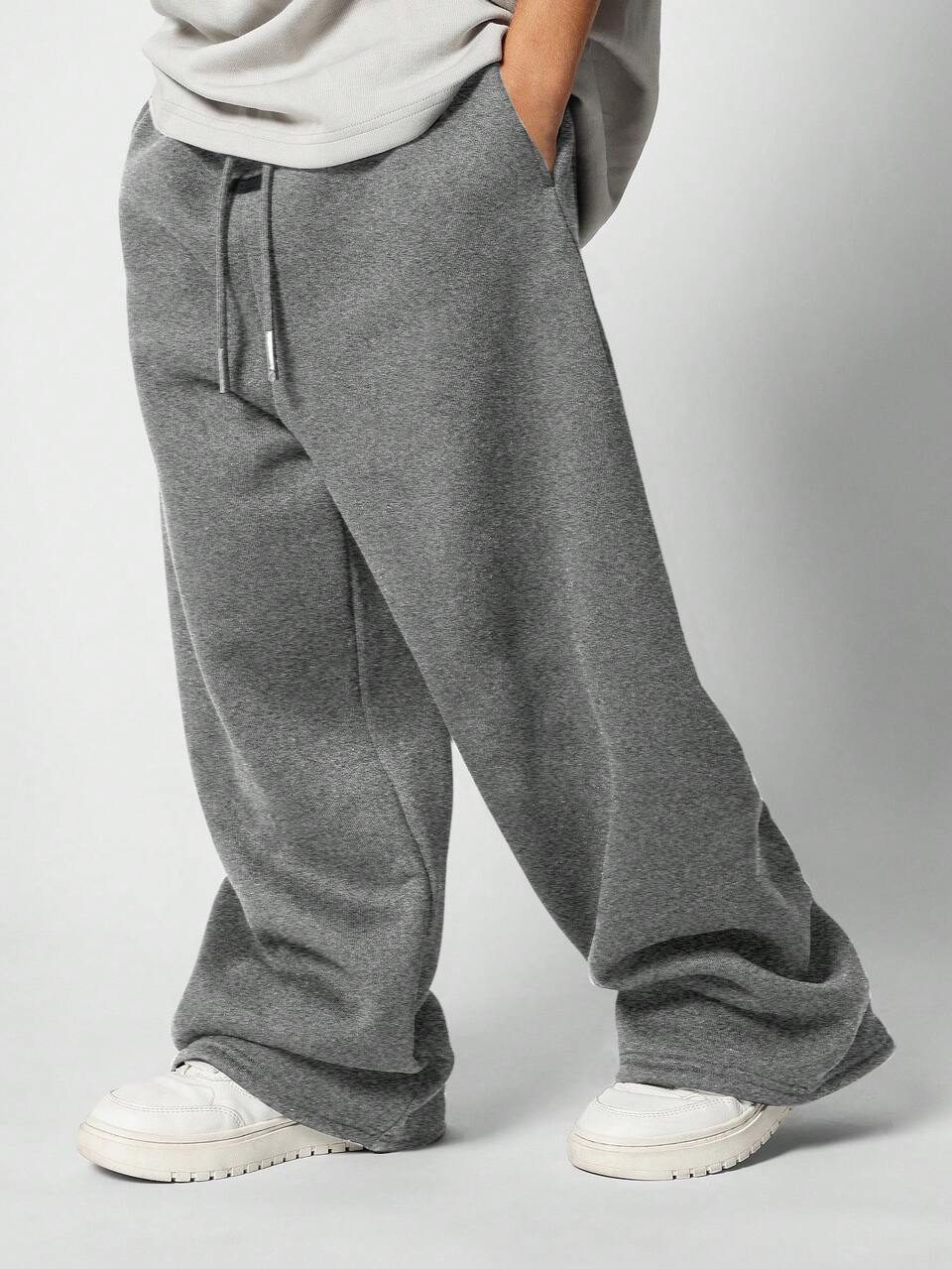 Loose Fit Fleece Comfortable Tween Boys Sweatpants
