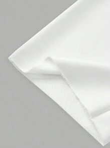 SHEIN Girlism 2pcs Tween Girls' Loose Knit Wide Leg Jogger Pants Set - Black and White - View 9