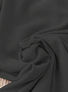 EMERY ROSE Plus Size Casual Solid Color Wide Leg Pants Fall Cloth For Women