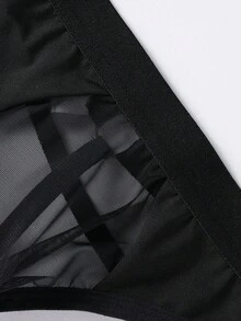 Men's Sexy See-Through Mesh Briefs