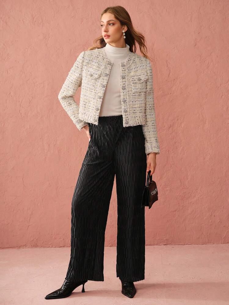 Women's Solid Color Pocket Simple Casual Pants