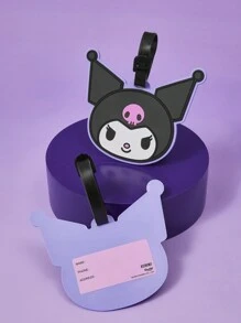 HELLO KITTY AND FRIENDS | SHEIN 1pc Cartoon Kuromi Pattern Luggage Tag