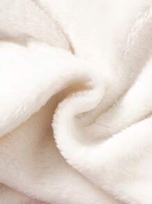 3er-Set süßer Baby Mädchen Outfit: Farbblock karogemusterter Kragen Flanellwarm Top + karierter plissierter Rock + Cartoon bestickter Beutel, modisch für Herbst/Winter, für Weihnachten