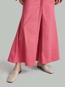 Ontre Women's Elegant Minimalist Light Pink Long Dress, Winter Cotton Fall Dresses