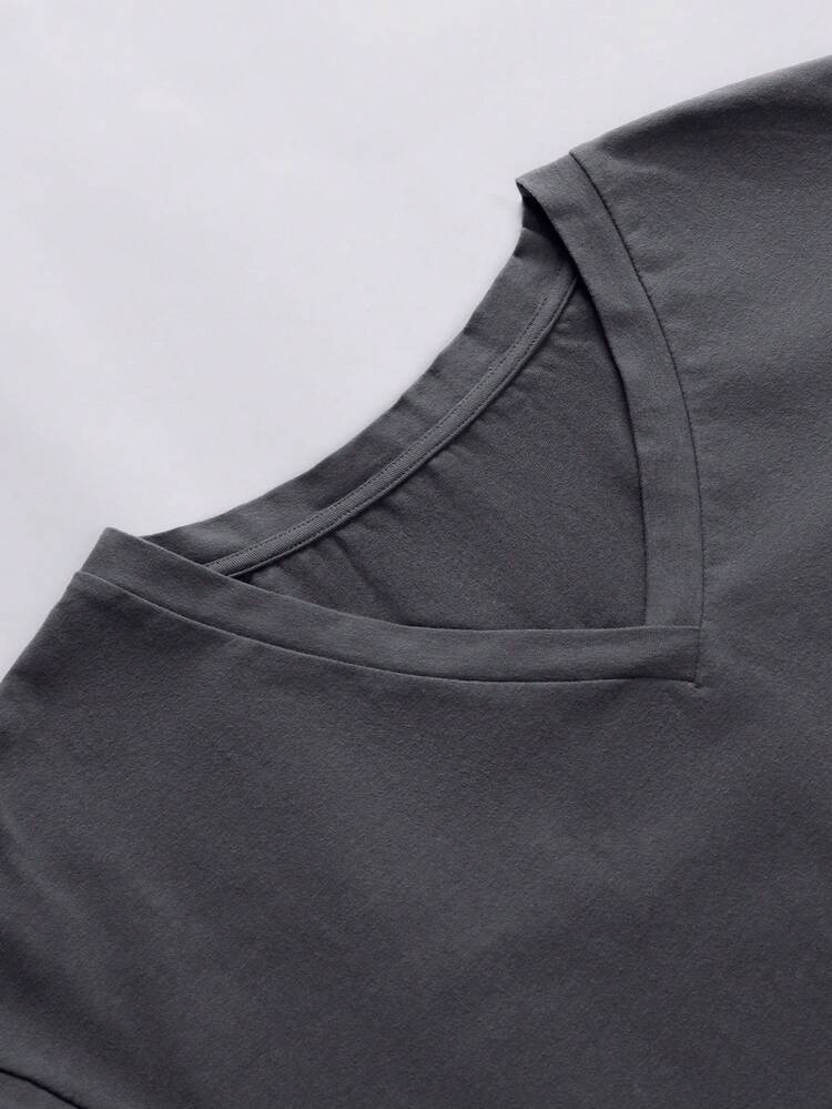 Set di pigiama in morbido cotone con pile sottile, scollo a V, per donna, abbigliamento da relax, lingerie utilizzabile come abbigliamento esterno, pigiama autunnale