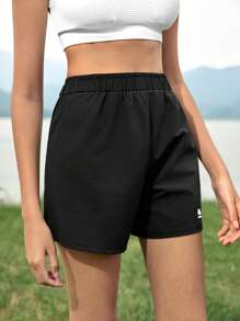 In My Nature Pantaloni scurți pentru sport în aer liber pentru navetă, cu talie înaltă, buzunar ascuns detașabil, pantaloni scurți pentru alergare, respirabili