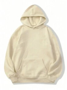 SHEIN Unity 豹纹星星图案长袖连帽卫衣，日常休闲装