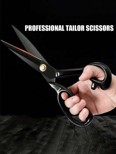 1 件优质布料剪刀专业 8 英寸重型皮革缝纫剪刀适用于裁缝工业强度高碳钢裁缝剪刀锋利适用于家庭办公室艺术家裁缝、DIY 圣诞节节日礼物