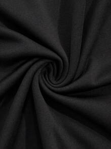 DAZY 2 piezas Conjunto de ropa interior térmica de unicolor con pantalón y parte superior de manga larga con forro térmico