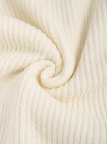 SHEIN Unity Elegant Ladies Sweater Two Pieces Set - Apricot - View 4