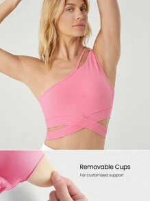 GLOWMODE FeatherFit™ Flex Appeal sportbeha met één schouder