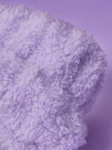 HELLO KITTY AND FRIENDS | SHEIN 2pcs Cartoon Kuromi Design Plush Retractable Towel Hand Strap - Mauve Purple - View 5