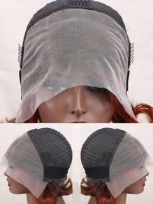 13x4 Orange Short Wig Lace Front Human Hair Ginger Pixie Cut Wigs - SORANGE - View 5