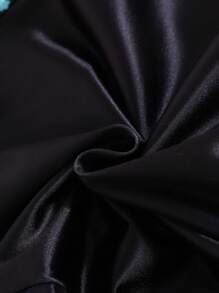 Baby Girl Rainbow Bear Graphic Casual Stylish Jacket, Bomber Jacket Baby Girl - Black - View 8