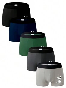 5 条装 男士透气平角内裤