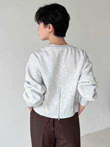 FRIFUL 女式宽松落肩长袖休闲纯色套头衫，秋季服装