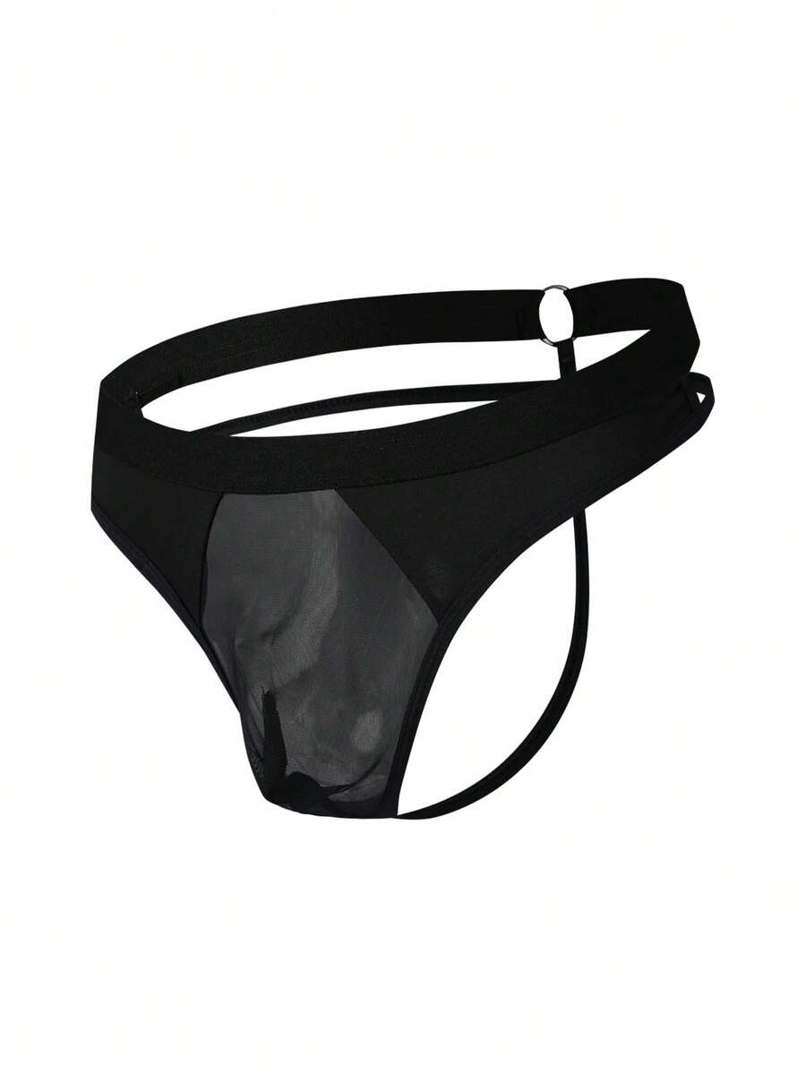 Men's Sexy See-Through Mesh Briefs