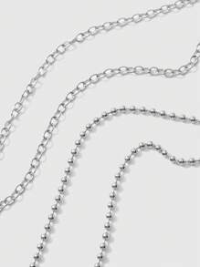 Batman X ROMWE 字母蝙蝠图案项链套装 - 彩色 - 查看 4