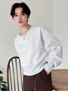 FRIFUL 女式宽松落肩长袖休闲纯色套头衫，秋季服装