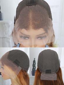 Highlight Water Curly Wave 13 X 4 Lace Front Wig Piano Color Pre Plucked Hairline High Density Natural Looking Highlight Color - S4/27 - View 8