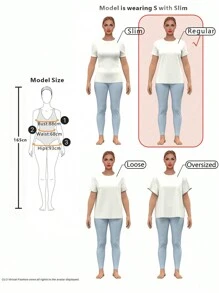 SHEIN Camiseta de manga corta ancha y casual para mujer con estampado de dibujos animados, blusas de verano con gráficos para mujer