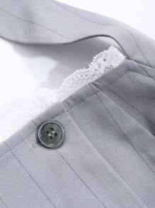 DAZY Débardeur femme casual à encolure ras-du-cou - Gris - Voir 7