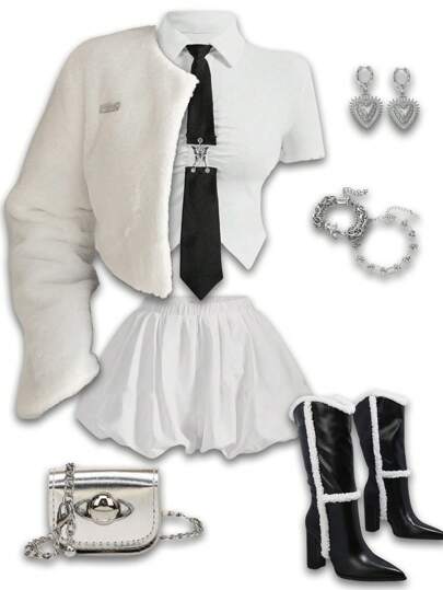 Slaydiva Autumn And Winter Casual And Elegant Round Neck Long-Sleeved Loose Cropped Plush Coat Light Gold Brand Decorated Women's Fake Fur Coat-E