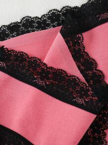 7pcs Women's Lace Patchwork Briefs, Fall/Winter - Multicolor - View 5