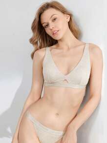 Ocili Leisure 2pcs/Set Women's Sexy Detachable Padded Wireless Bralette - Multicolor - View 10