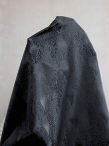 SHEIN LUNE 大码女式纯色圆领长袖休闲 PU 衬衫冬装