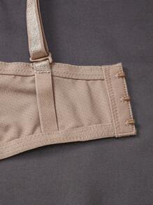 SHEIN 3 件套浪漫性感无缝无肩带抹胸，带可调节肩带，夏季