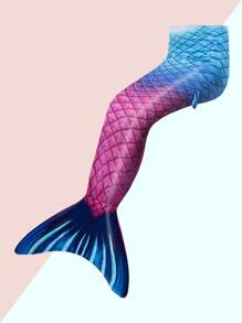 Tween Girls Mermaid Princess Bikini Swimwear - Blue - View 4