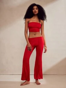 Forever 21 Brunch Trang phục cho phụ nữ Bộ quần áo cho phụ nữ Trang phục lễ hội Rave - Đỏ - Xem 5